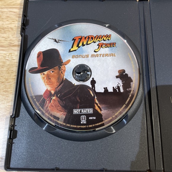 Indiana Jones Bonus Material DVD 2003 Lucasfilm THX Digital Mastered - Picture 3 of 4